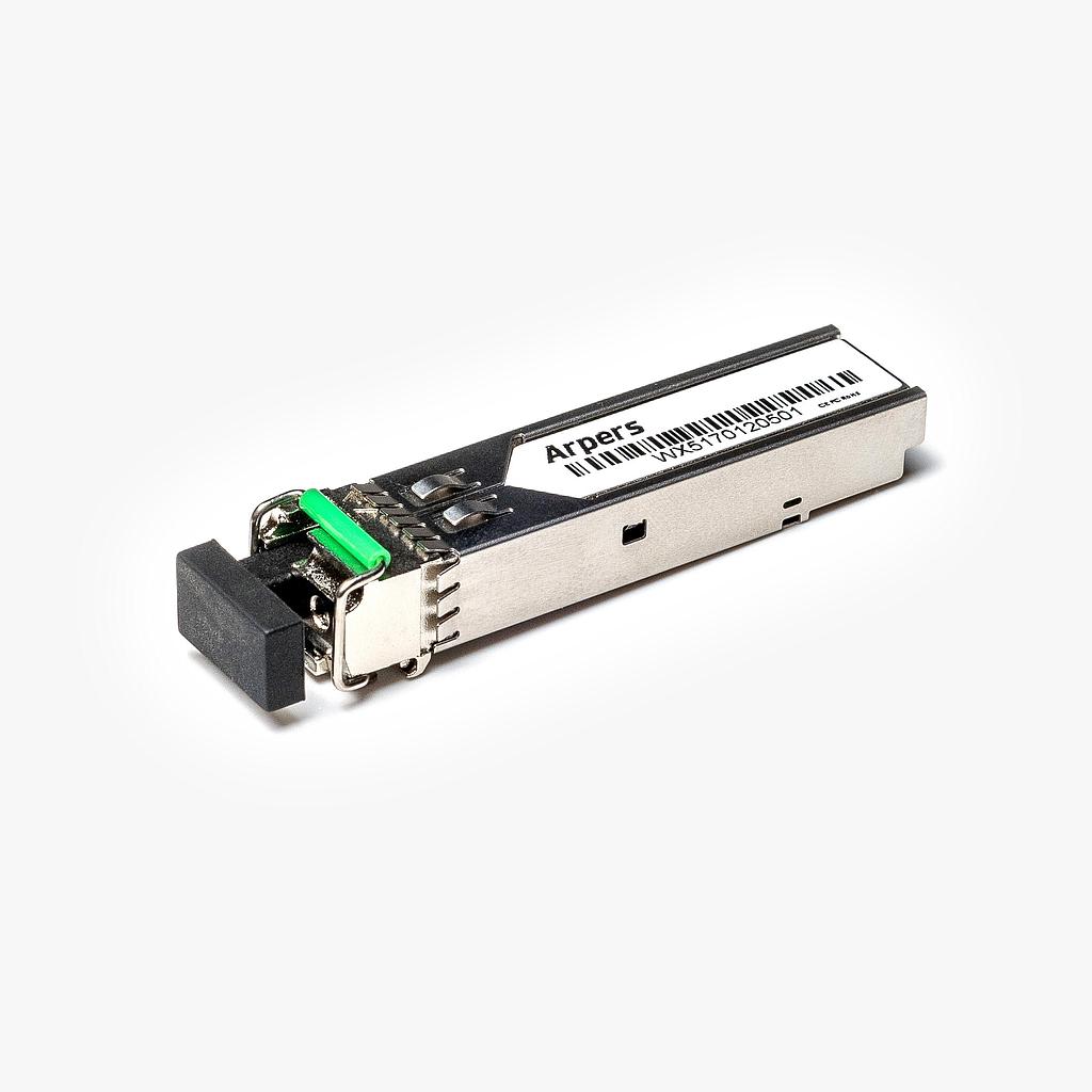 Arpers 10G-DWDM SFP+, Tx/Rx: Ch. 51 (1536.61 nm), ITU Grid: C-Band 100 Ghz, 80km, SMF, LC Dúplex, DOM compatible with Arista