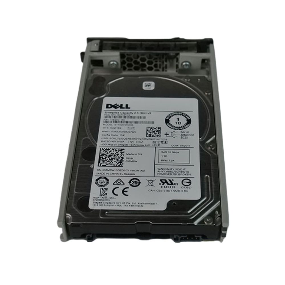 Dell 1TB 7.2K 2.5-inch SAS 12Gb/s Enterprise Hard Drive w/ caddy